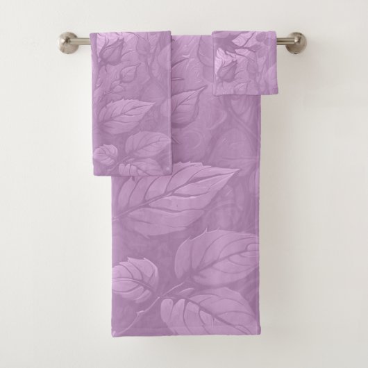 Stoffige Roze Rozen 3 Bad Handdoek (Insitu)