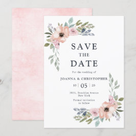 Stoffige Roze Rozen Midsummer Bloemen Bewaar de Da Kaart