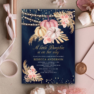 Stoffige Roze Rozen Pompoen Pampas Marine Kleur Ba Kaart