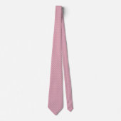 Stoffige Roze Tralie Stropdas (Voorkant)