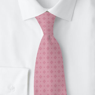 Stoffige Roze Tribale Motief Stropdas