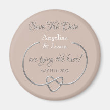 Stoffige Roze Trouw Save The Date Uitnodiging