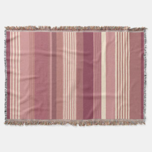 Stoffige Roze Warme Gedempte Roze Kleuren Krachtig Deken