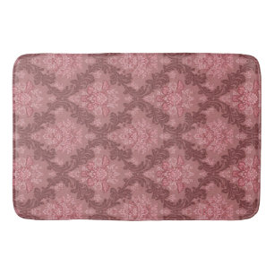 Stoffige Roze Zachte Roze Bourgondië Elegante Dama Badmat