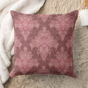Stoffige Roze Zachte Roze Bourgondië Elegante Dama Kussen