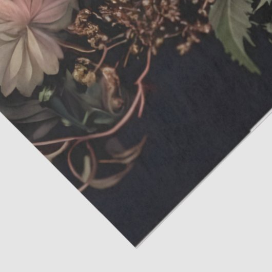 stoffige Rozen mot Tissuepapier (Detail)