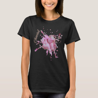 Stoffige Rozenblaadjes Vlek Aangepast T-shirt