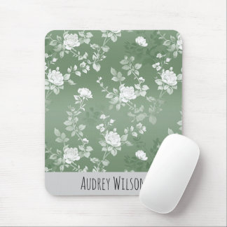 Stoffige Salie Bloemen Groene Bloem Greenery Patro Muismat