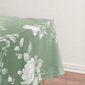 Stoffige Salie Bloemen Groene Bloem Greenery Patro Tafelkleed (Voorbeeld)