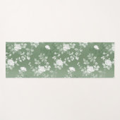 Stoffige Salie Bloemen Groene Bloem Greenery Patro Yogamat (Voorkant (horizontaal))