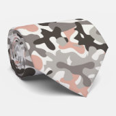 Stoffige Signature Camo Stropdas (Opgerold)