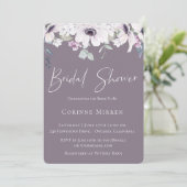Stoffige Tuin Bloemige Bruids-Shower Uitnodiging (Staand voorkant)