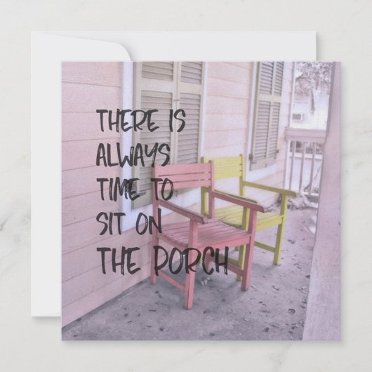 STOFFIGE VERANDA'S RESET 5.25 x 5.25 kaart (Voorkant)