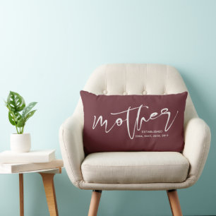 Stoffige wijn Schrift Personaliseerd Moederdag Cad Kussen