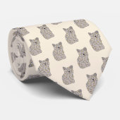Stoffkatze Krawatte Stropdas (Opgerold)