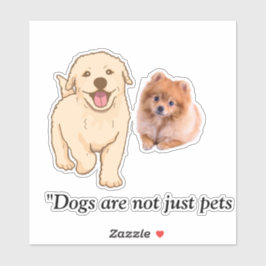 Stofhonden Sticker