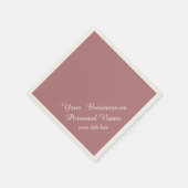 stofig roze effen kleur servetten (Hoek)