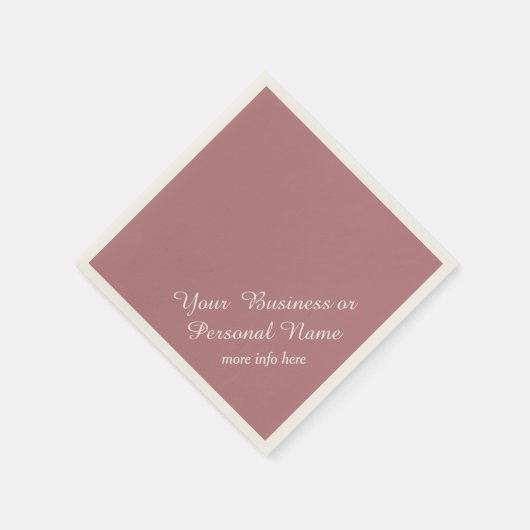 stofig roze effen kleur servetten (Hoek)