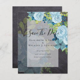 STOFJES BLAUWE BLOEMEN SPAREN DATA - BUDGET