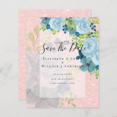 STOFJESBLAUWE BLOEMEN SPAREN DATA - BEGROTING (Voorkant / Achterkant)