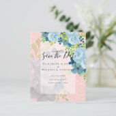 STOFJESBLAUWE BLOEMEN SPAREN DATA - BEGROTING (Staand voorkant)