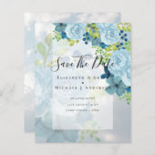 STOFJESBLAUWE BLOEMEN SPAREN DATA - BEGROTING (Voorkant / Achterkant)