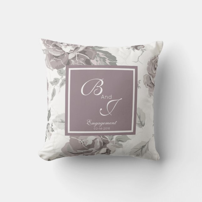 Stofkussen in stoffige roze tint kussen (Voorkant)