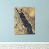 Stofloodsen over het Rode Zee Canvas Afdruk (Insitu (Houten vloer))