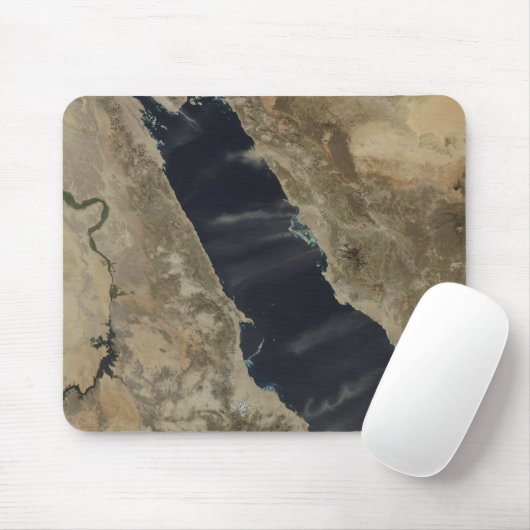 Stofloodsen over het Rode Zee Muismat (Met muis)