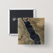 Stofloodsen over het Rode Zee Vierkante Button 5,1 Cm (Voorkant /achterkant)