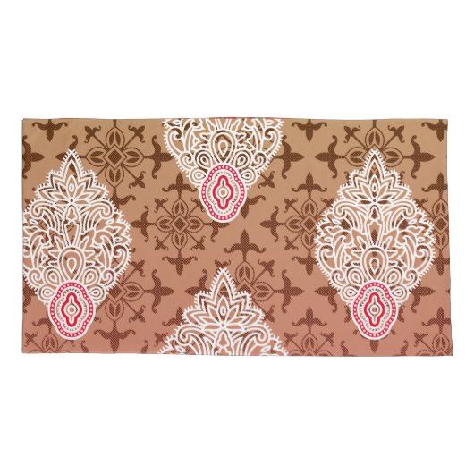 stofontwerp met een verloop van pin kussensloop (Achterkant)