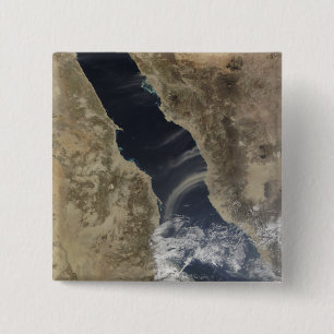 Stofpuinhopen voor de kust van Saoedi-Arabië Vierkante Button 5,1 Cm
