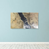 Stofpuinhopen voor de kust van Saudi-Arabië Canvas Afdruk (Insitu (Houten vloer))