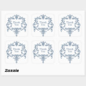 Stoframe Dank je Vierkante Sticker (Vel)