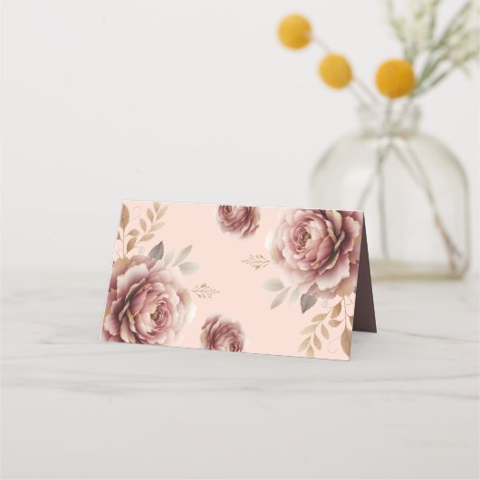 Stofrinke Bruiloftsthee Plaatskaartje (Achterkant)