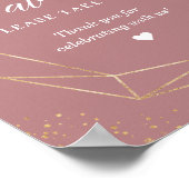 Stofrinke Roze Blos Florale Favorietjes, neem er e Poster (Hoek)