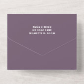 Stofris botanische All-in-One trouwuitnodiging All In One Uitnodiging (Achterkant)