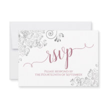 Stofris op Witte Elegante Calligrafie Bruiloft