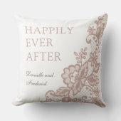 Stofris persoonlijk trouwcotton kussen (Voorkant)