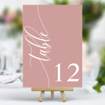 Stofris Roze Moderne Kalligrafie Bruiloft