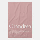 Stofris roze oma oma definitie  theedoek (Verticaal)
