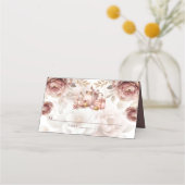 Stofroze Bruiloftsthee Plaatskaartje (Voorkant)