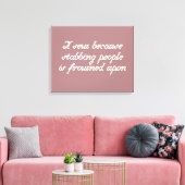Stofroze geometrisch quiltpatroon werpkussen canvas afdruk (Insitu (Woonkamer))