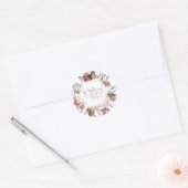 Stofróze Retouradres Label Stempel (Envelop)
