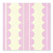 Stofroze Roze Schelpbehang Behang (Voorkant)