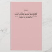 Stofroze Roze Trouwdag (Achterkant)