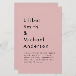 Stofroze Roze Trouwdag