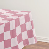 Stofroze schaakbordpatroon tafelkleed (Voorbeeld)