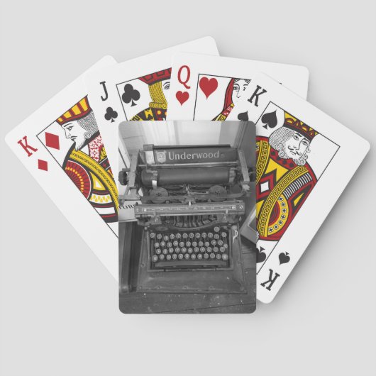  stofschrijfmachine voor Underwood Pokerkaarten (Achterkant)
