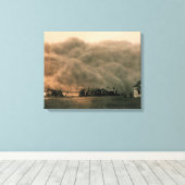 Stofstof Storm Canvas Afdruk (Insitu (Houten vloer))